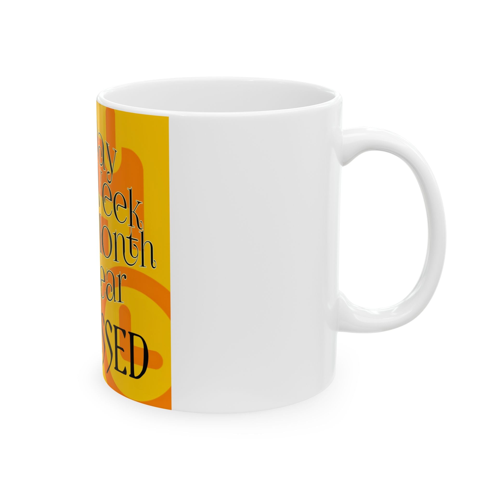 Blessed Ceramic Mug | Inspirational Drinkware | Gift for Friends & Family | Coffee Tea Cup | Motivational Mug | Daily Affirmation