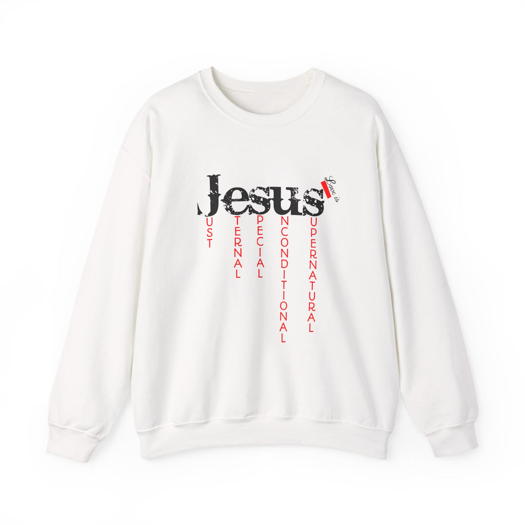 Jesus Inspirational Sweatshirt, Unisex Crewneck, Faith Apparel, Religious Gifts, Cozy Churchwear, Everyday Comfort